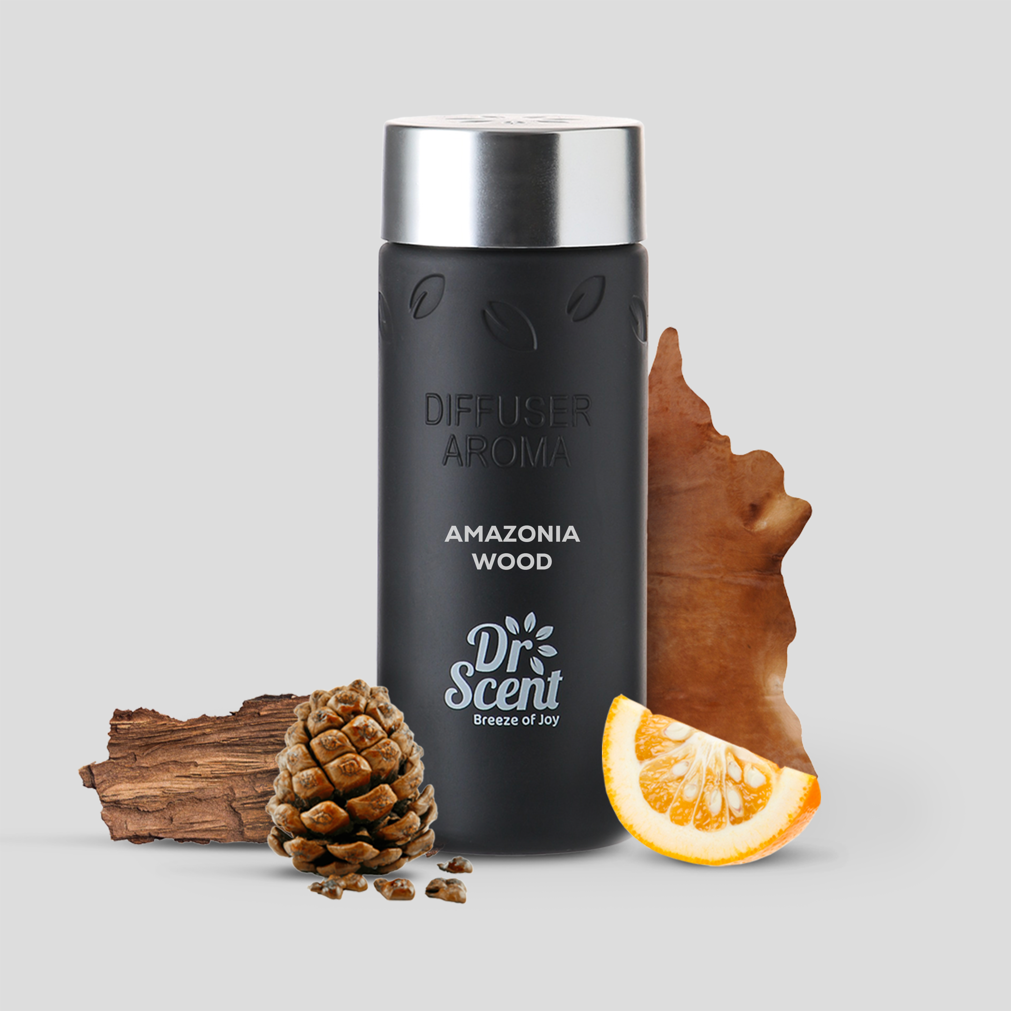 Amazonia Wood Aroma Oil 170ml Black Bottle