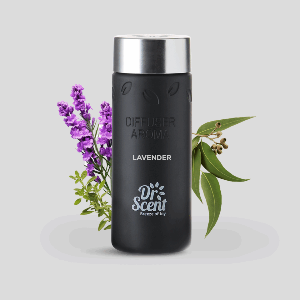 Lavender Aroma Oil 170ml Black Bottle