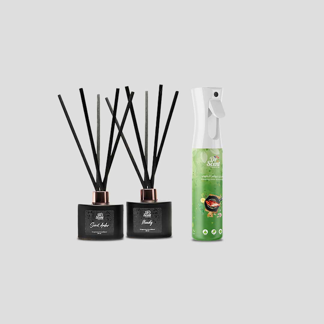 Two Reed Diffusers and One Spray